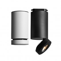 High Quality 12W LED Spotlight COB Ceiling Light Aluminum Downlight with matt white black finish