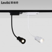 5W 15-70 degrees Zoomable LED Track Light 80RA 90RA Small LED Mini Spotlight with Gooseneck Flexible Arm