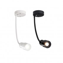 5W Zoomable LED Spotlight COB Downlight with Gooseneck Flexible Arm for Jewellery Showroom Lighting